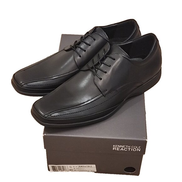 KENNETH COLE size 13 black Leather lace up oxford dress casual formal Shoes new